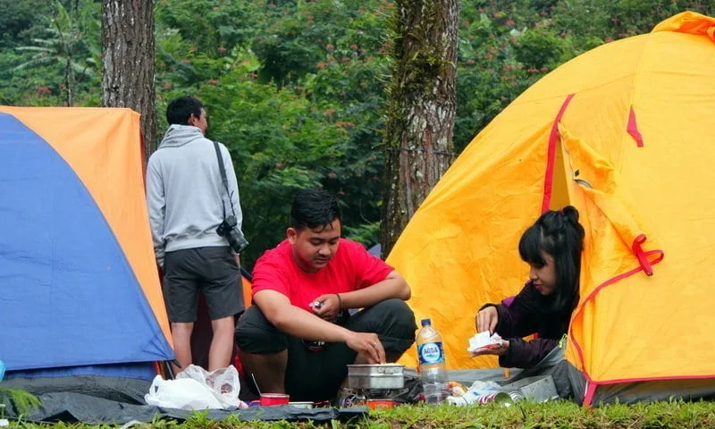 Tempat Camping di Puncak